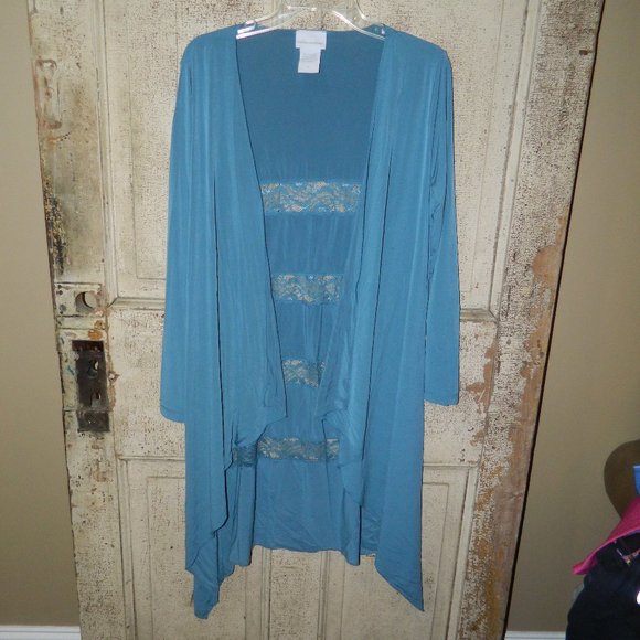 Soft Surroundings Sweaters - Soft Surroundings Open Front Kimino Cardigan Top Size S